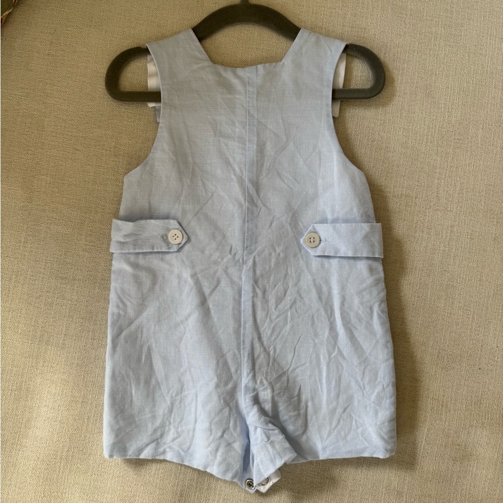 Bailey Boys Light Blue Romper